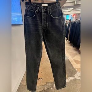 Annie Bing high rise Straight denim jeans